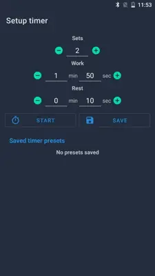 Workout Timer android App screenshot 1