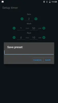 Workout Timer android App screenshot 2